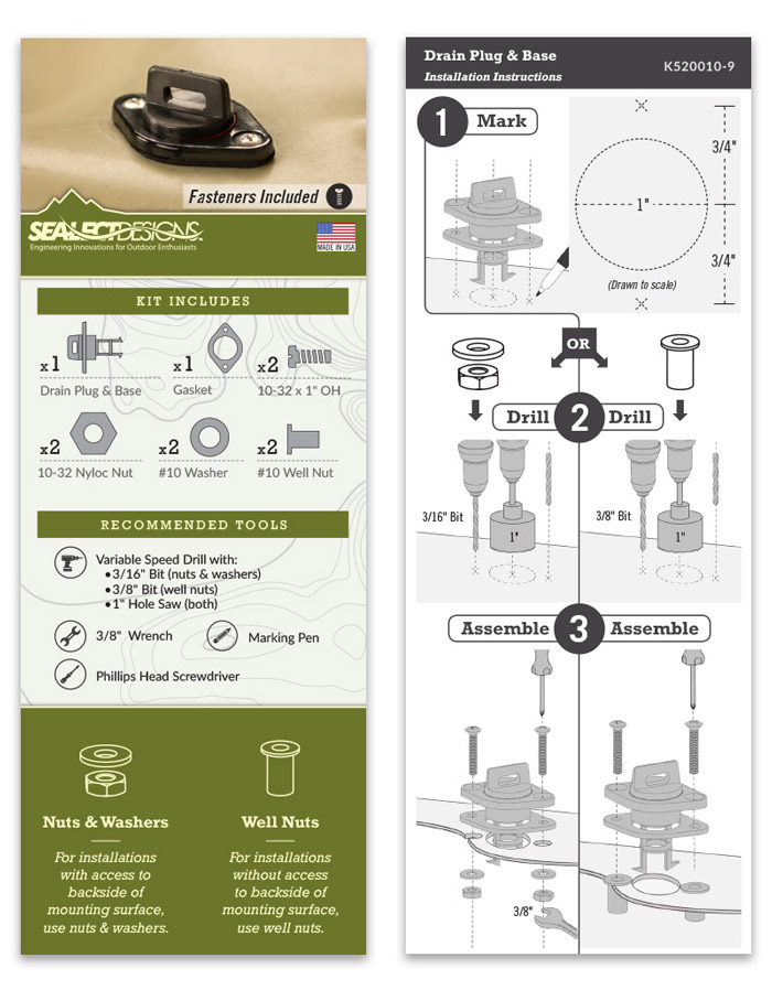 Drain Plug Instructions